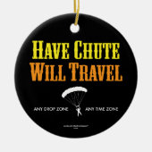 Chute Will hebben Keramisch Ornament (Voorkant)