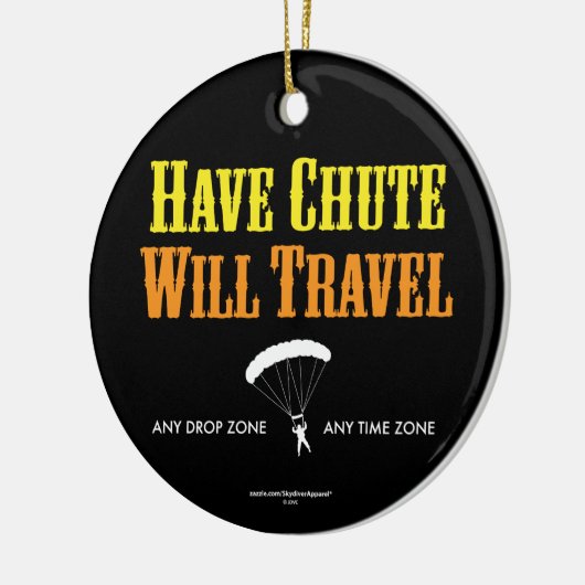 Chute Will hebben Keramisch Ornament (Links)