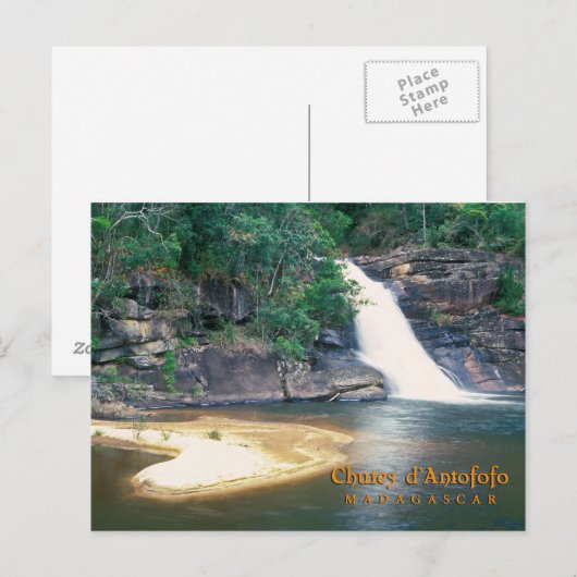 Chutes d'Antofofo, Madagaskar Briefkaart (Voorkant / Achterkant)
