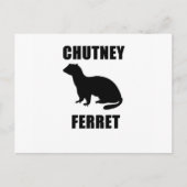 Chutney Ferret Briefkaart (Voorkant)