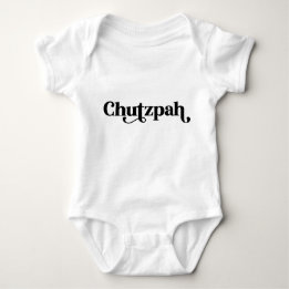 Chutzpah Yiddish Humor Romper