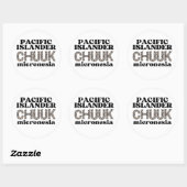 Chuuk Chukese Pacific Islander Micronesië Ronde Sticker (Vel)