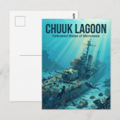 Chuuk Lagune Federale Staten van Micronesië Briefkaart (Voorkant / Achterkant)