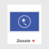 Chuuk Micronesia Sticker (Vel)
