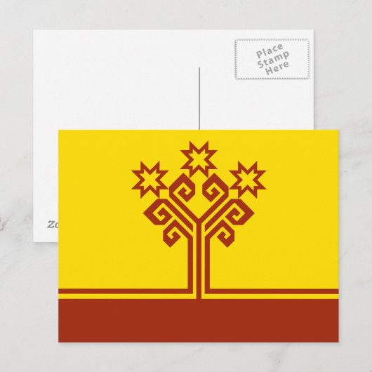 Chuvashia Flag Briefkaart (Voorkant / Achterkant)