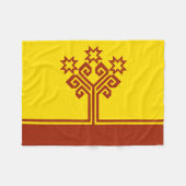 Chuvashia Flag Fleece Deken (Voorkant (Horizontaal))