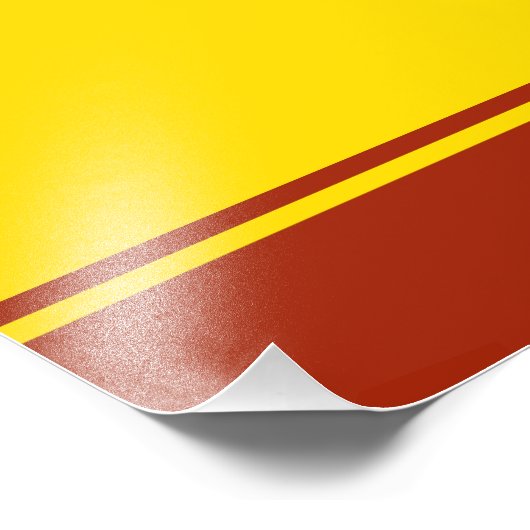 Chuvashia Flag Foto Afdruk (Hoek)