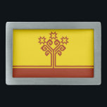 Chuvashia Flag Gesp<br><div class="desc">Patriottische vlag van Chuvashia.</div>