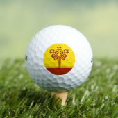 Chuvashia Flag Golfballen (Insitu Shirt)