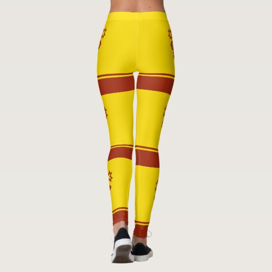 Chuvashia Flag Leggings (Achterkant)