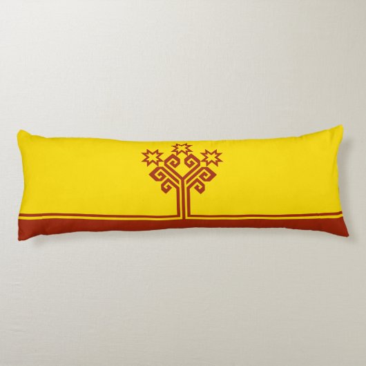 Chuvashia Flag Lichaamskussen (Achterkant)