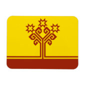 Chuvashia Flag Magneet (Horizontaal)