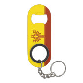 Chuvashia Flag Mini Flessenopener (Achterkant)