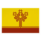 Chuvashia Flag Perfect Poster (Voorkant)