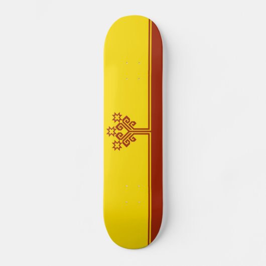 Chuvashia Flag Persoonlijk Skateboard (Voorkant)