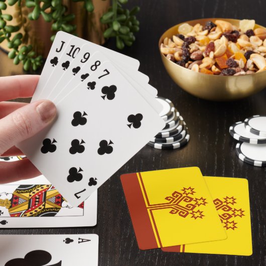 Chuvashia Flag Pokerkaarten (Insitu)