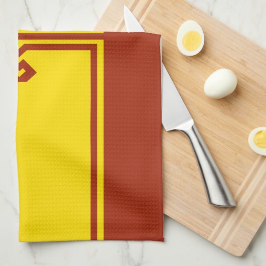 Chuvashia Flag Theedoek (Quarter Fold)