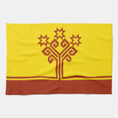 Chuvashia Flag Theedoek (Horizontaal)