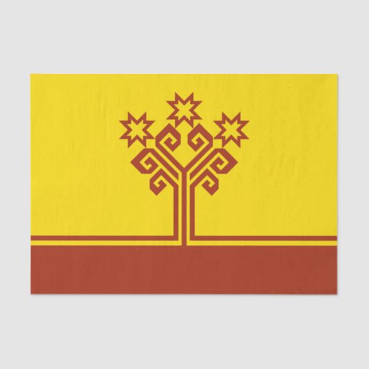 Chuvashia Flag Tissuepapier (Voorkant)