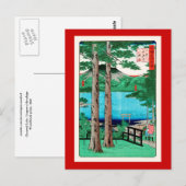 Chuzenji Lake Hiroshige Japanse Fine Art Briefkaart (Voorkant / Achterkant)