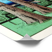 Chuzenji Lake Hiroshige Japanse Fine Art Poster (Hoek)