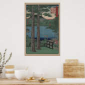 Chuzenji Lake in de provincie Shimozuke Poster (Keuken)