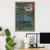 Chuzenji Lake in de provincie Shimozuke Poster (Thuiskantoor)