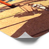 Chuzenji Temple bij Utagahama Beach Kawase Hasui Poster (Hoek)