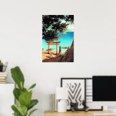 Chuzenji Temple bij Utagahama Beach Kawase Hasui Poster (Thuiskantoor)