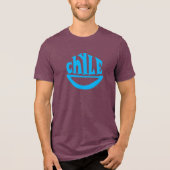 Chyle Smile Maroon & Blauw T-shirt (Voorkant)