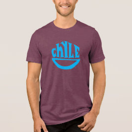 Chyle Smile Maroon & Blauw T-shirt