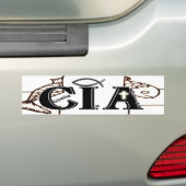CIA CHRISTELIJK IN ACTIE ACRONYM BUMPERSTICKER (Op auto)