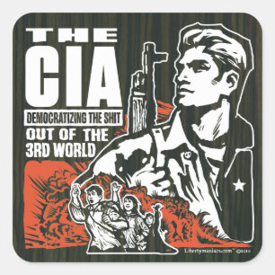 CIA Democratisering van de 3e Wereld Sticker Set