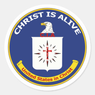 CIA-logo Ronde Sticker