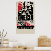 CIA Pilot-Free Democracy Poster (Keuken)