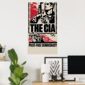 CIA Pilot-Free Democracy Poster (Thuiskantoor)