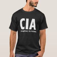 CIA-samenzwering in actie Dark T-Shirt
