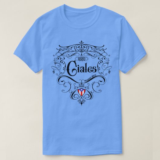 Ciales ontwerp 1 t-shirt (Design voorkant)