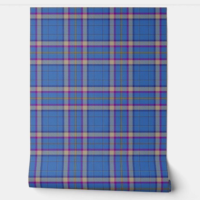 Cian van Ely Tartan Plaid Schotse clan Behang (Afrollen)