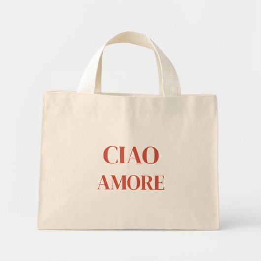 Ciao Amore Canvas tas (Voorkant)