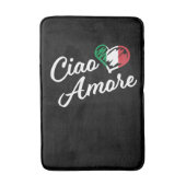 Ciao Amore - Italië Hallo Lieverd in het Italiaans Badmat (Voorkant Verticaal)