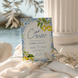 Ciao Baby Amalfi Coast Lemon Baby shower Kaart