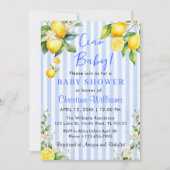 Ciao Baby Citrus Lemon Baby Shower Invitation Kaart (Voorkant)