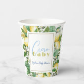 Ciao Baby Citrus Lemon Baby shower Papieren Bekers (Voorkant)