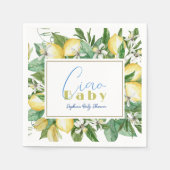Ciao Baby Citrus Lemon Baby shower Servet (Voorkant)