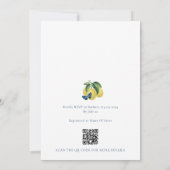 Ciao Baby Citrus Vlinder Baby shower Kaart (Achterkant)