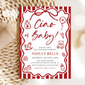 Ciao Baby grillig Italiaans Baby shower Kaart
