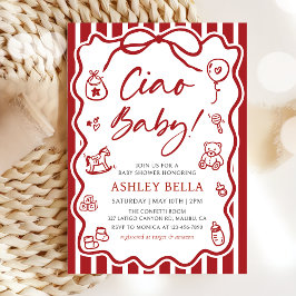 Ciao Baby grillig Italiaans Baby shower Kaart