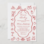 Ciao Baby Hand getekend Italiaans Citroen Baby sho Kaart (Voorkant)