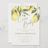 Ciao Baby Italiaans Baby shower Kaart (Voorkant)